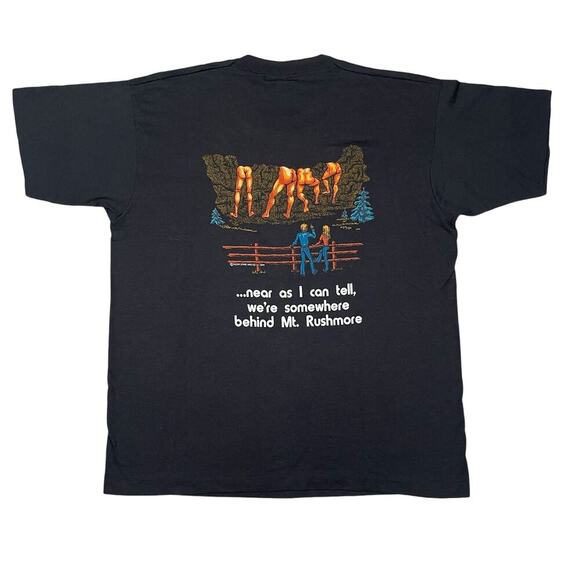 Vintage 1979 Mount Rushmore tshirt screen stars tag size XL - Picture 6 of 7